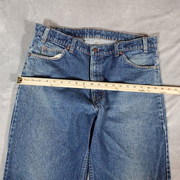 Vintage Levis 506 Denim Jeans Mens 38x32 (Fits 36x31) Faded Orange Tab 90s - Picture 14 of 15